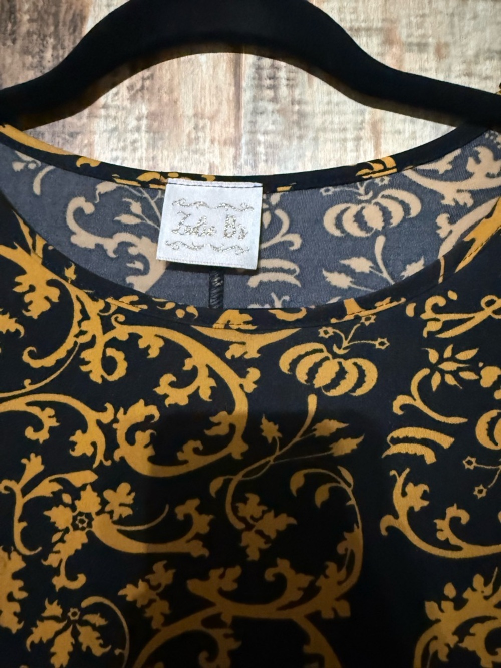 ZadieB’s Black and Yellow Floral Maxi Dress - Picture 3 of 3